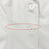 【アウトレット70％OFF】リボンポケットセミAライン ドクターコート　Mサイズ　wdc016