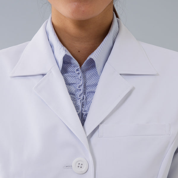 レディース白衣【アウトレット 50％OFF】オープンカラードクターオート wdc017