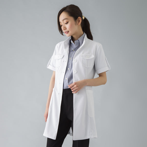 【アウトレット50％OFF】スタンドカラーサファリドクターコートｗｄｃ030